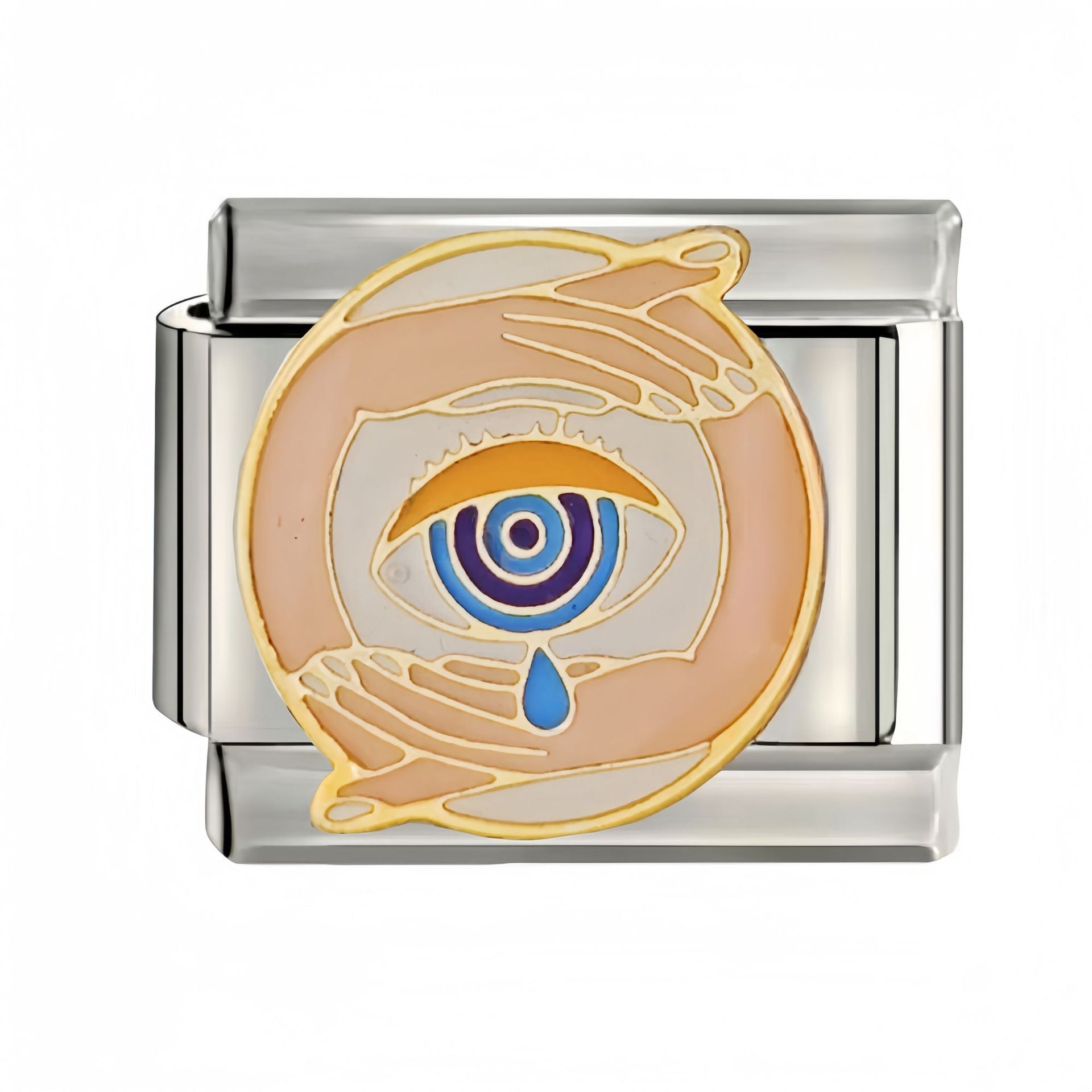 Wholesale Italian Modular Orange Bracelet DIY Composable Bracelet Charms DIY Bracelets