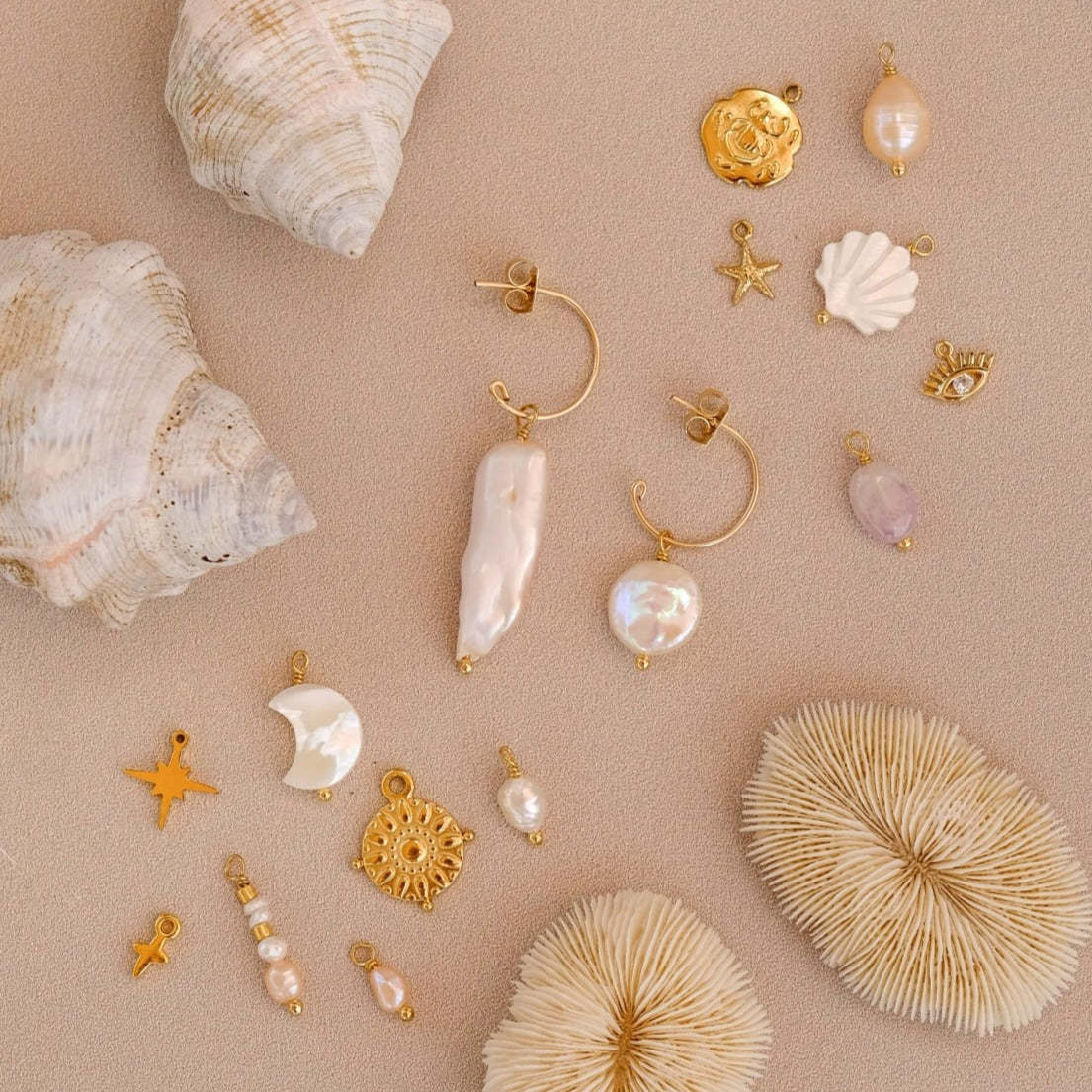 Wholesale  Freshwater Pearl Shell Accessories Titanium Steel Necklaces