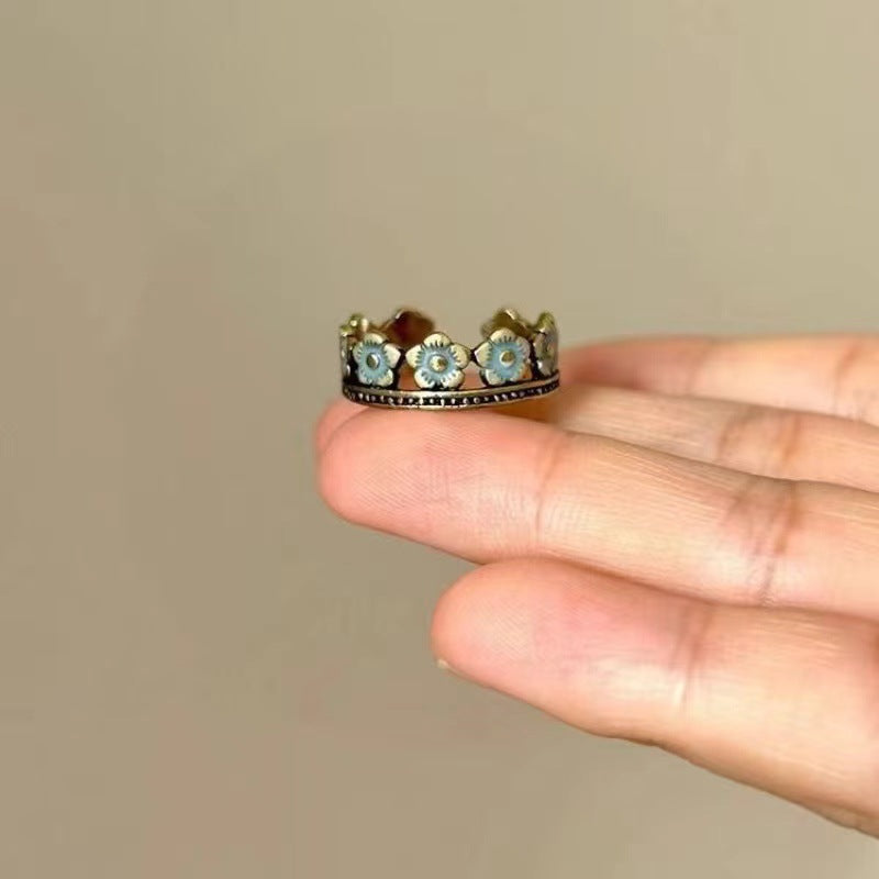 Wholesale  Blue Clover ring