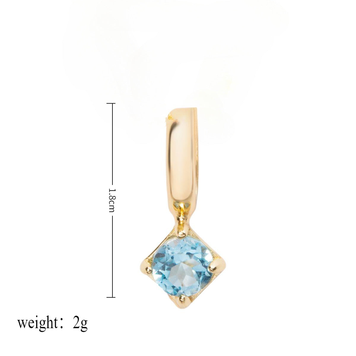 Wholesale Stainless Steel Free Assembly DIY Accessories Twelve Birthstones Pendant