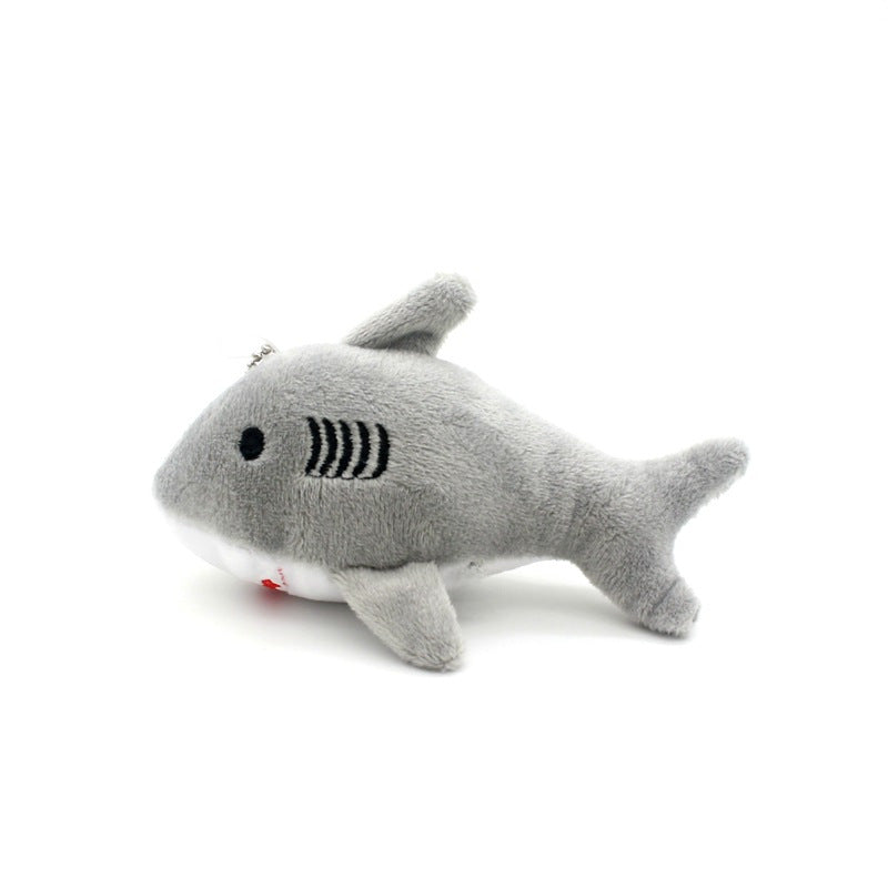 Wholesale Cartoon Shark Sea Animal Plush Toy Doll Keychain