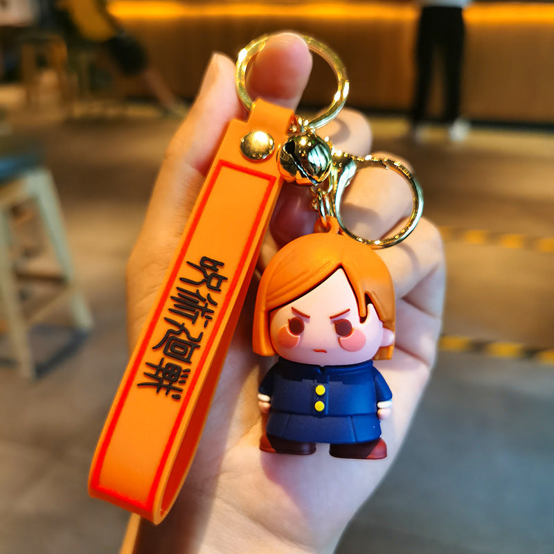 Wholesale Cartoon PVC Soft Keychain Cute Keychain ACC-KC-DingMing002