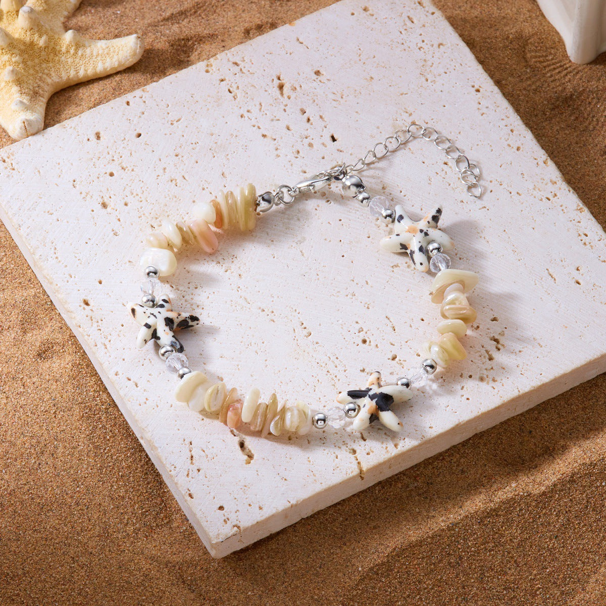 Wholesale  summer  color gravel bracelet