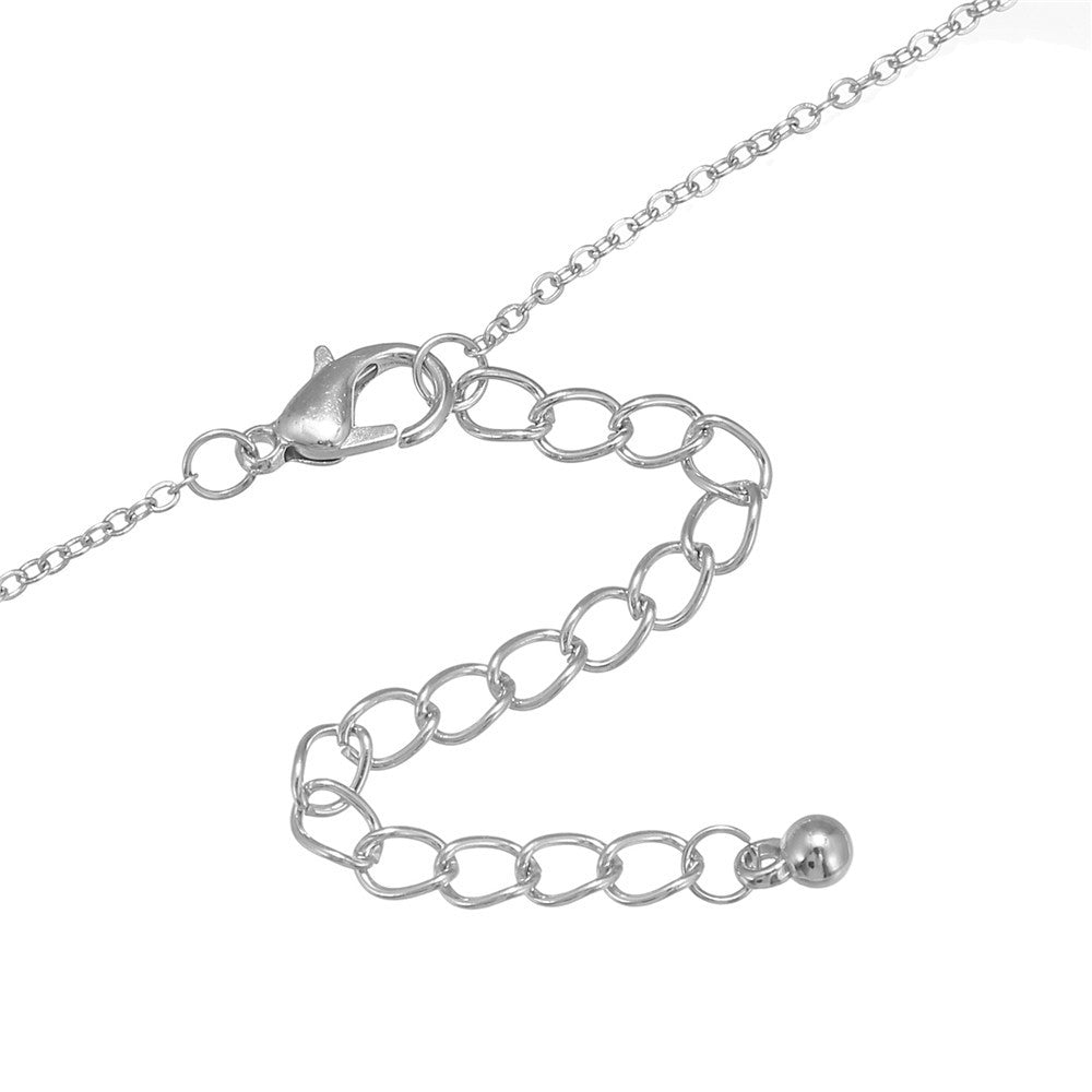 Wholesale Colorful Beads Pendant Necklace Alloy Necklaces ACC-NE-ZhuJi014