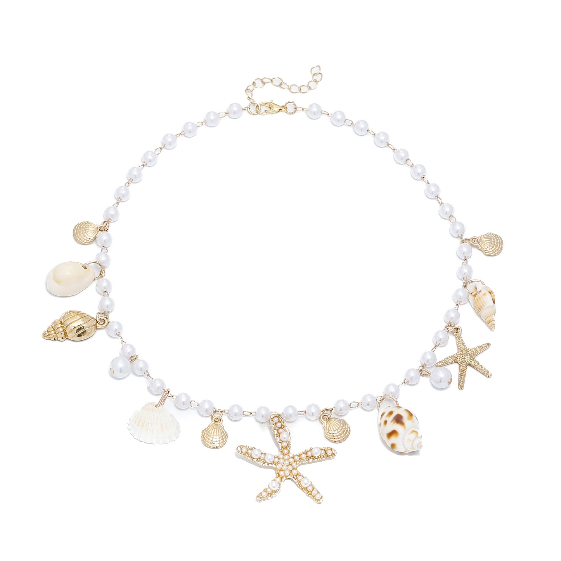 Großhandel Bohemian Summer Beach Shell Halskette