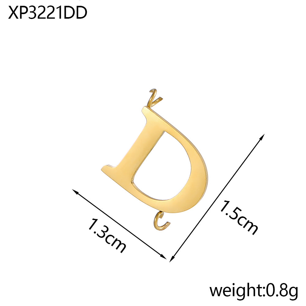 Wholesale Stainless Steel 26 Letter Pendant