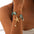 Wholesale  ocean wind shell starfish necklace