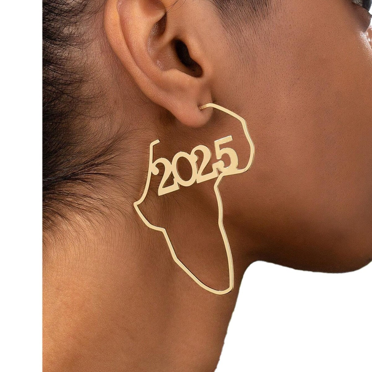 Wholesale  2025 Digital Modeling Simple Fashion Earrings
