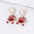 Wholesale Face Red Earrings