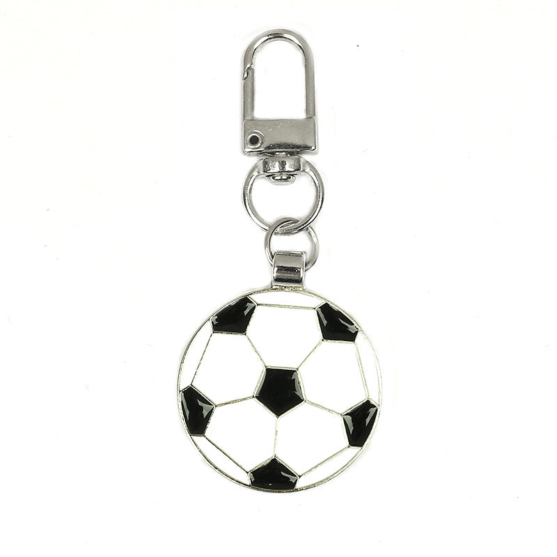 Wholesale Sports Metal Small Football Keychains ACC-KC-HongAo011