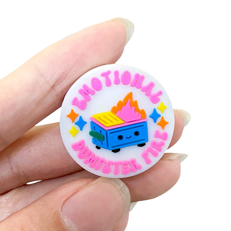 Wholesale 10pcs Firebox Silicone Cartoon Focal Beads ACC-BDS-WDX256