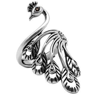Wholesale Vintage Style Feather Flower Pattern Ring Set