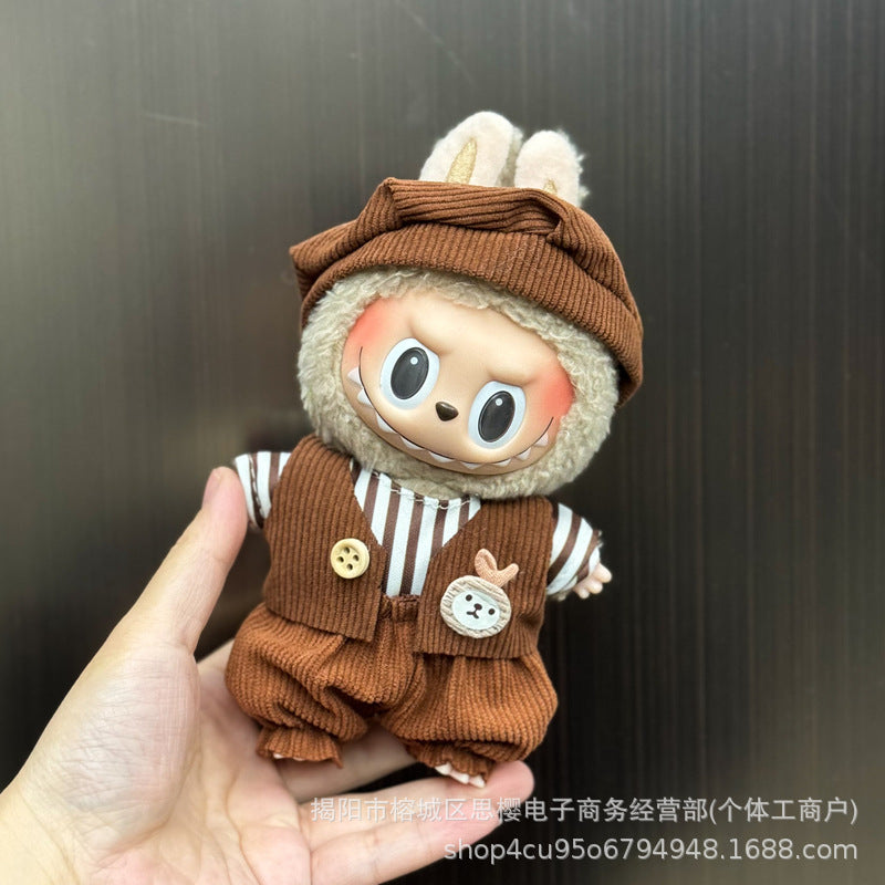 Wholesale Cute cartoon doll clothes set toy
