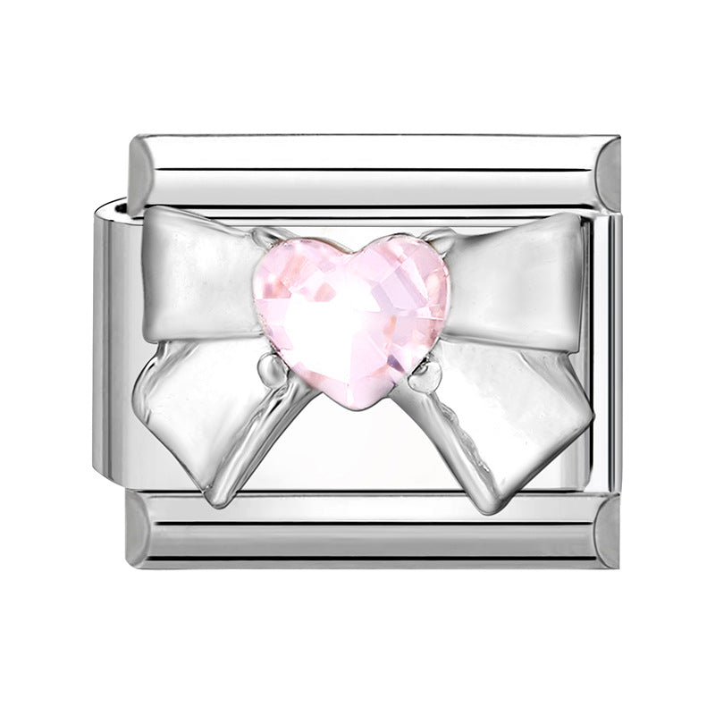 Wholesale Italian Charm Bracelet 9mm DIY Splicing Cute Creative Stainless Steel Composable Bracelet