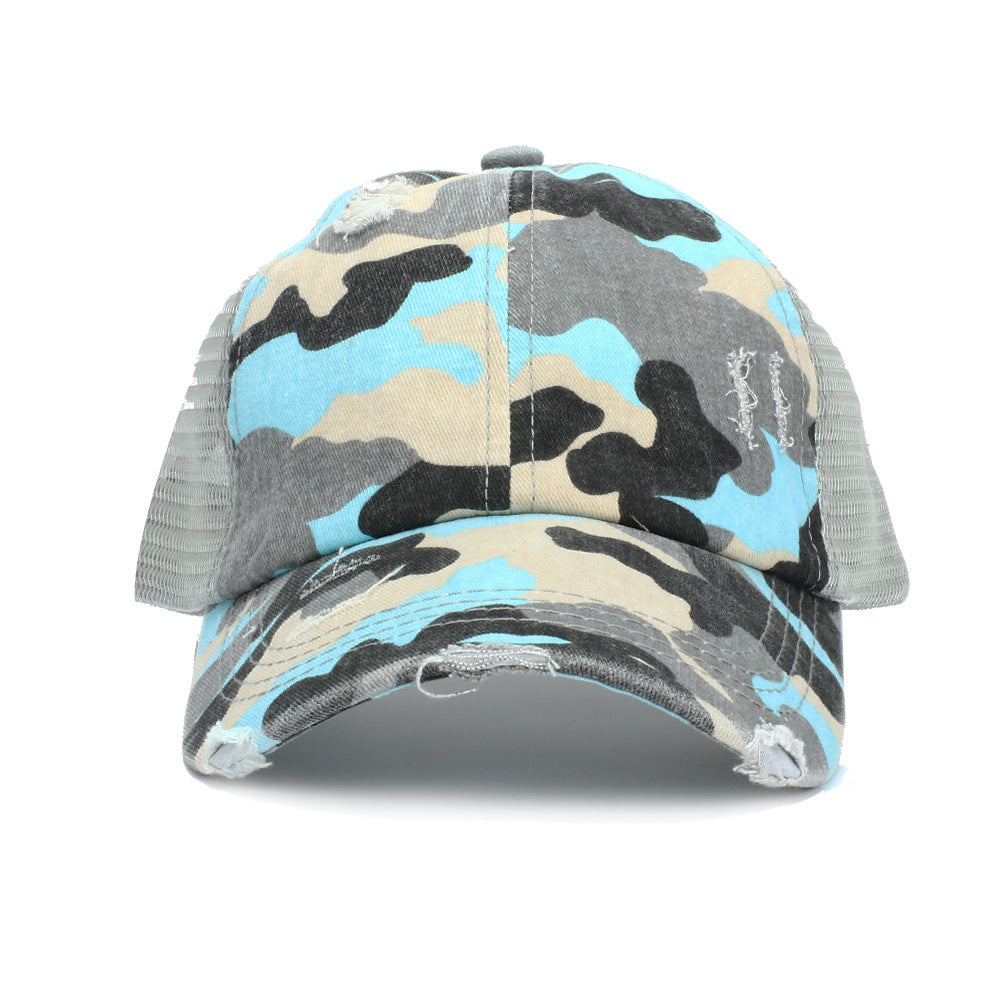 Wholesale Camouflage Cotton Mesh Baseball Cap ACC-HT-RongZhao031