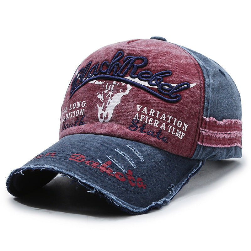 Wholesale washed vintage distressed boys baseball cap