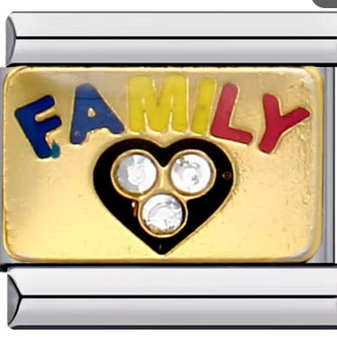 Wholesale Italian Charm Bracelet 9mm DIY Splicing Cartoon Numbers Stainless Steel Composable Bracelet