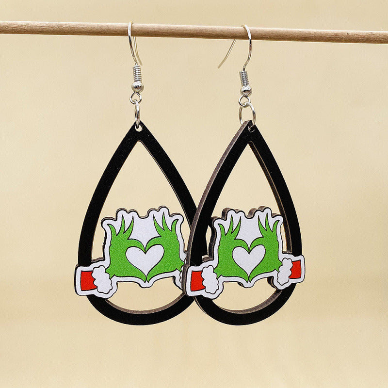 Wholesale Christmas cartoon  series earrings