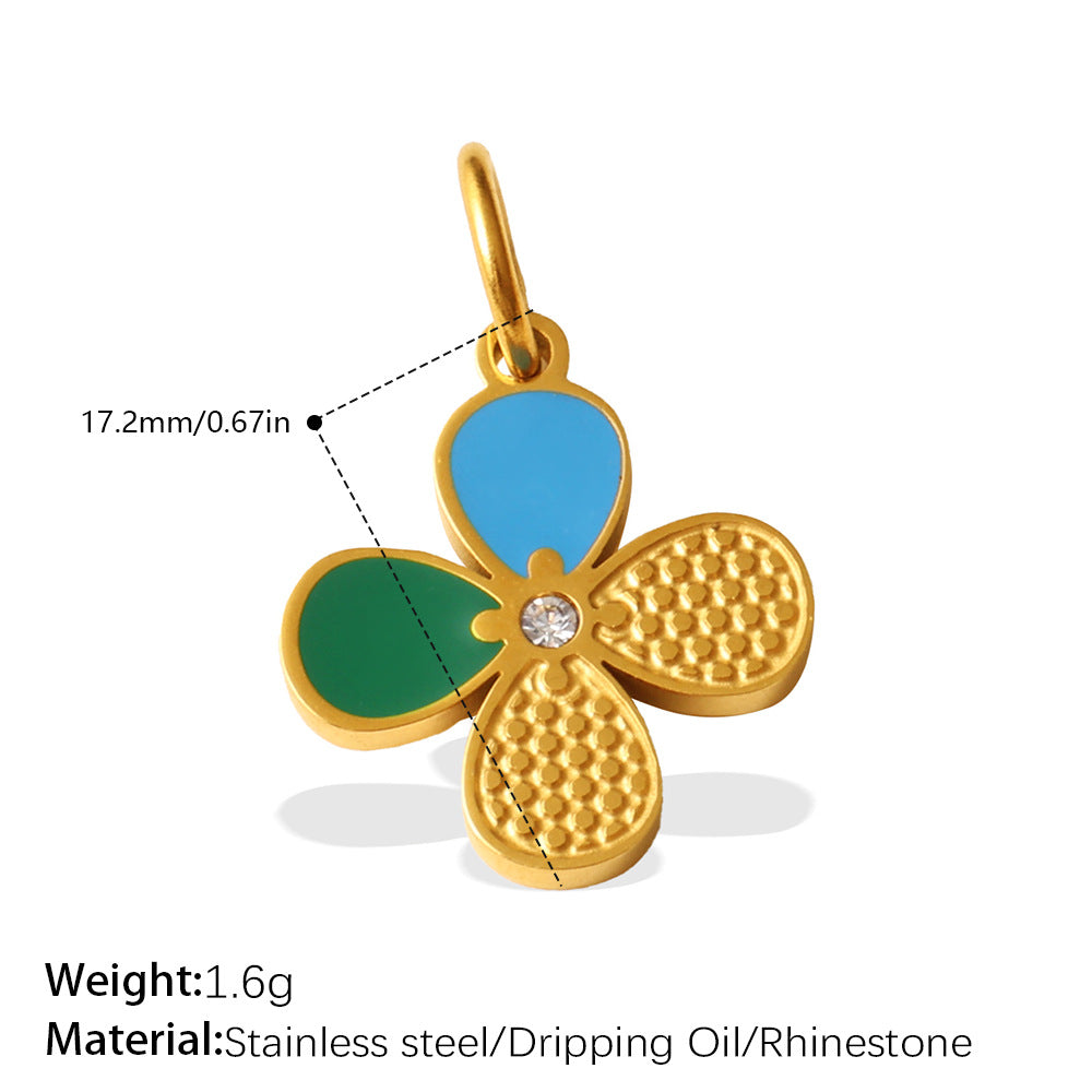 Wholesale plant series dripping  Charms for Jewelry