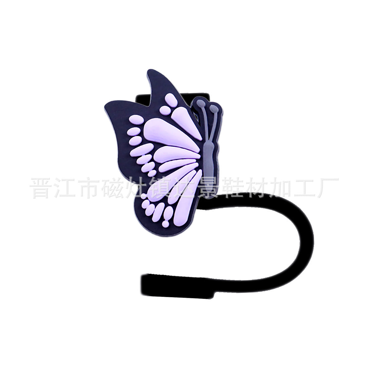 Wholesale  Female Singer Series Creative Cartoon Sports PVC Soft Straw Tube Cap