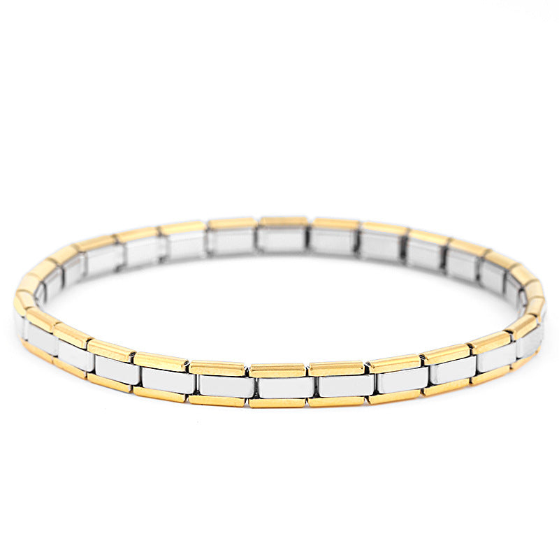 Wholesale Italian Charm Bracelet DIY Splicing Removable Stainless Steel Composable Bracelet ACC-BT-XY056