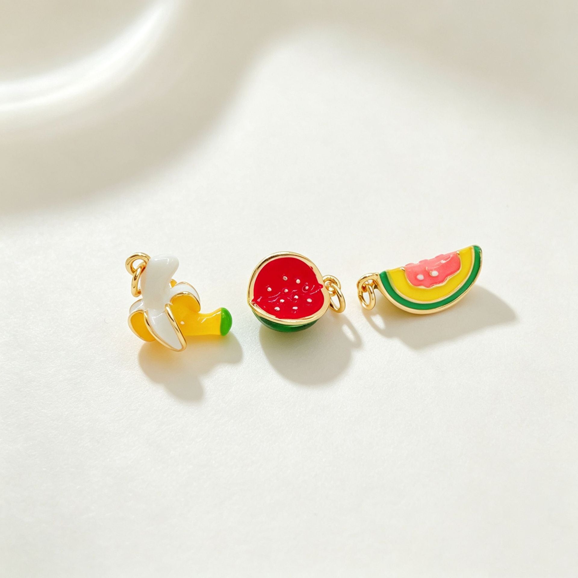 Wholesale Copper Gold-Plated Fruit Pendant Chic Fashion Jewelry Accessory for Party Gift Boutique Resale
