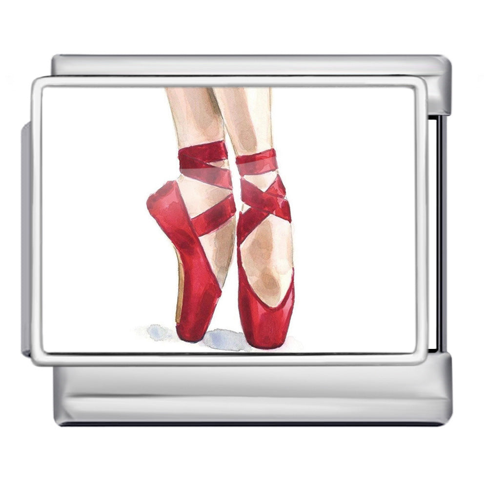 Wholesale  Italian Charm Bracelet 9mm DIY image printingCreative Stainless Steel Composable Bracelet