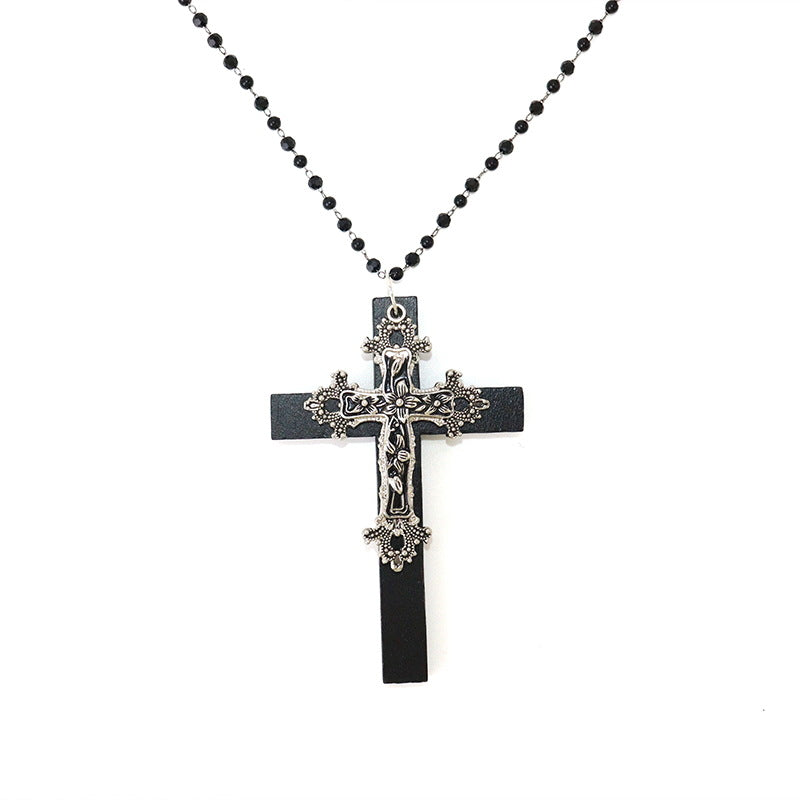 Wholesale  Cross Necklace  Long   Gothic Necklaces