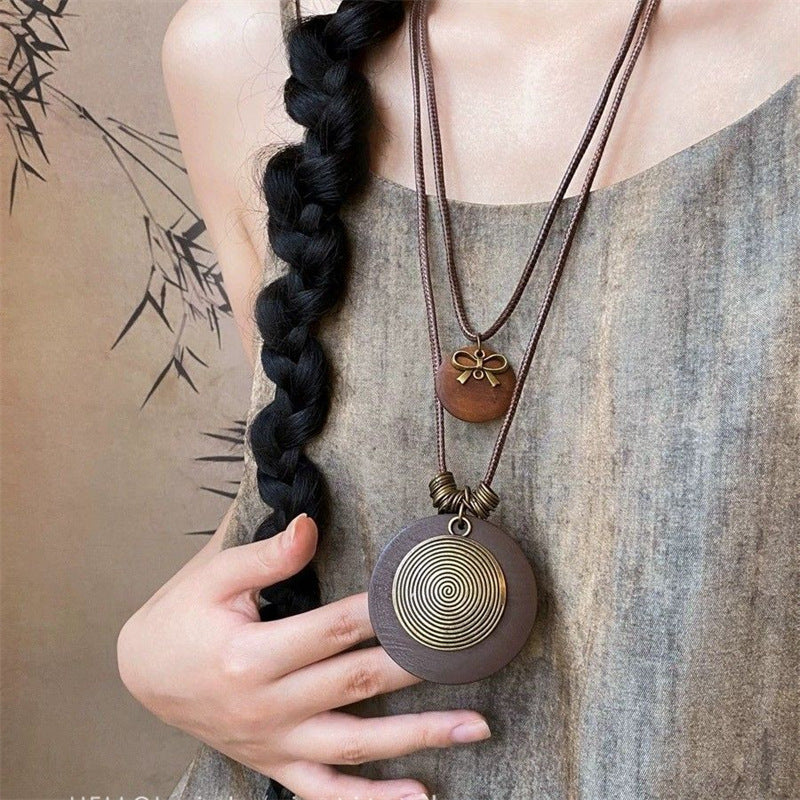 Wholesale Bohemian Flower Pearl Necklace