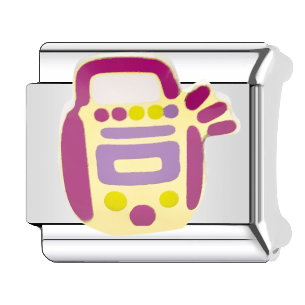 Wholesale Italian Charm Bracelet 9mm DIY  Spliced Strap  Creative Stainless Steel Composable Bracelet