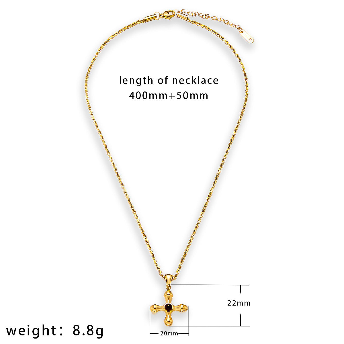 Wholesale Titanium steel non-fading high-end clavicle chain