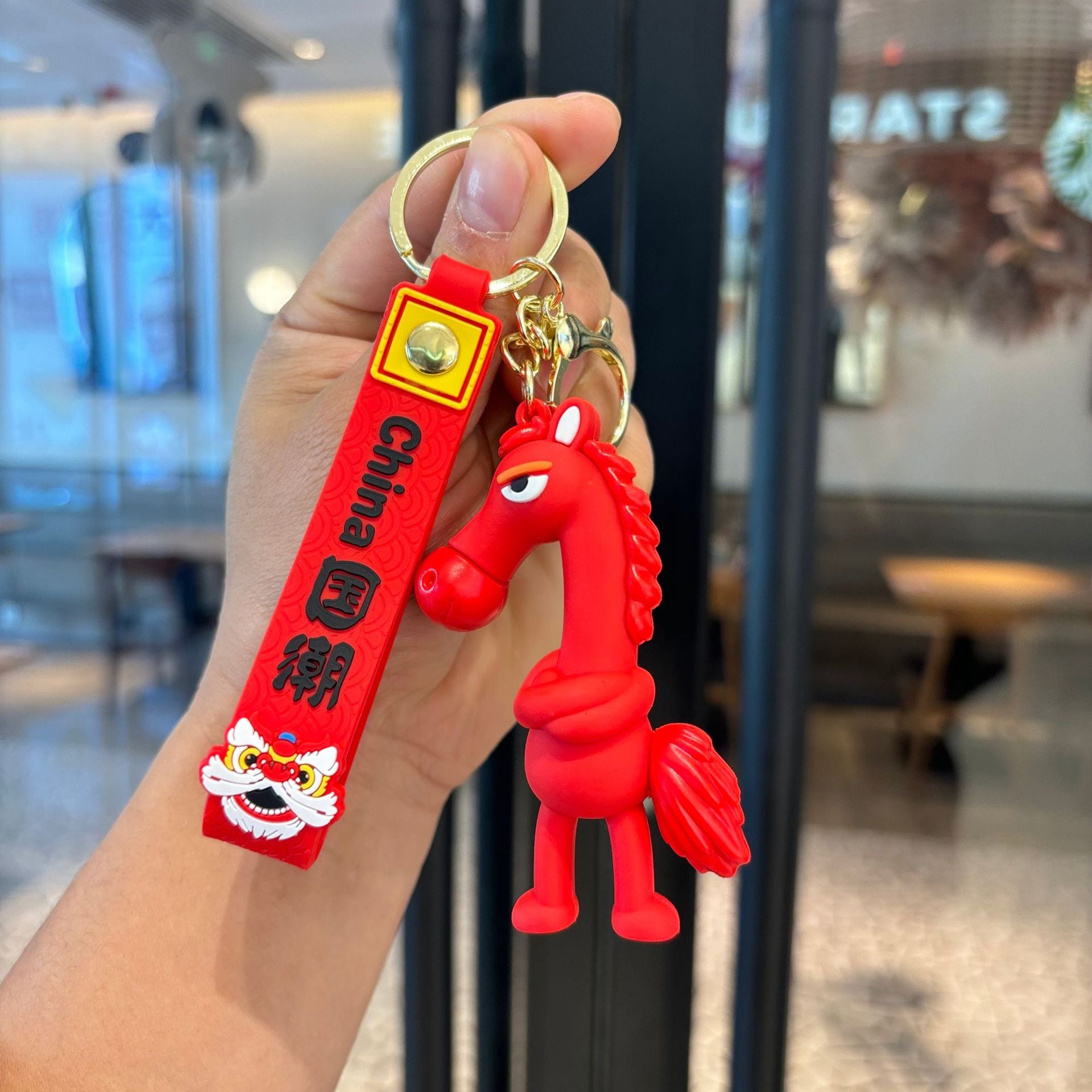 Wholesale Year of the Horse Mascot  Pendant Doll Keychain