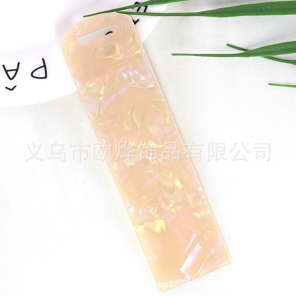 Wholesale 10PCS DIY Textured Acrylic Bookmarks