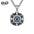 Wholesale  Creative hiphop Titanium Steel Devil's Eye Pendant Necklaces