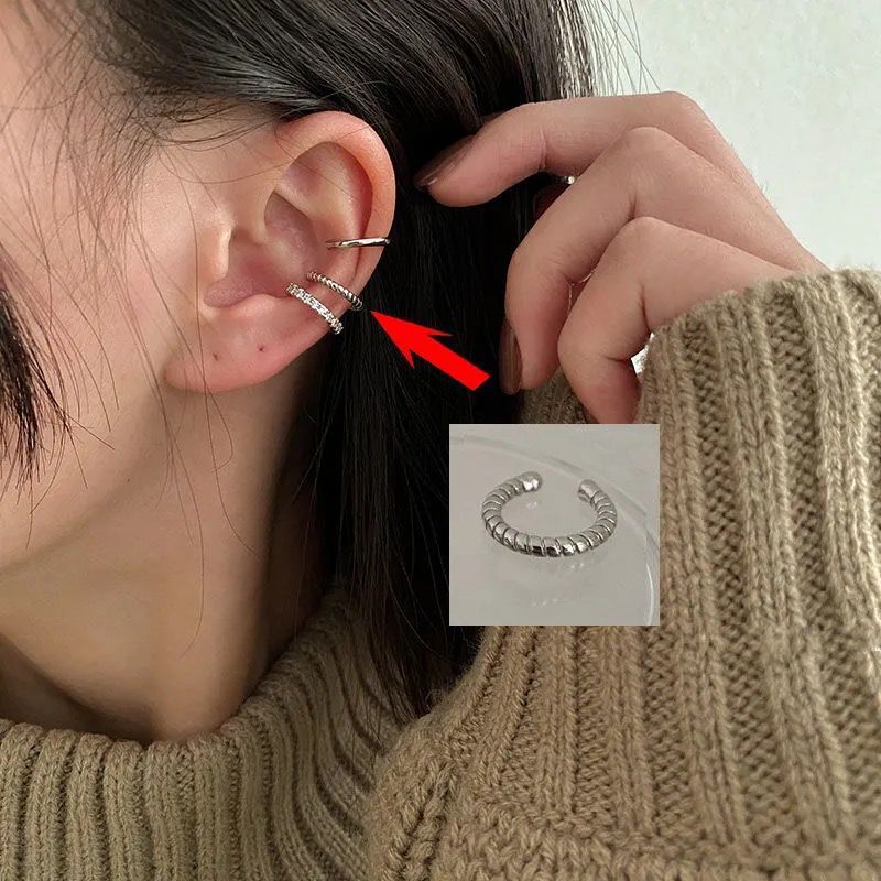 Wholesale Fashion Retro Ear Cuff Simple Semicircle Design Everyday Jewelry Accessory