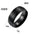 Wholesale  Men's  Electroplated Black Combination Stainless Steel Ring