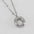Wholesale  bubble letter necklace 18K stainless steel English letter pendant jewelry