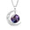 Wholesale Twelve Constellations Colorful Series Moon Necklace