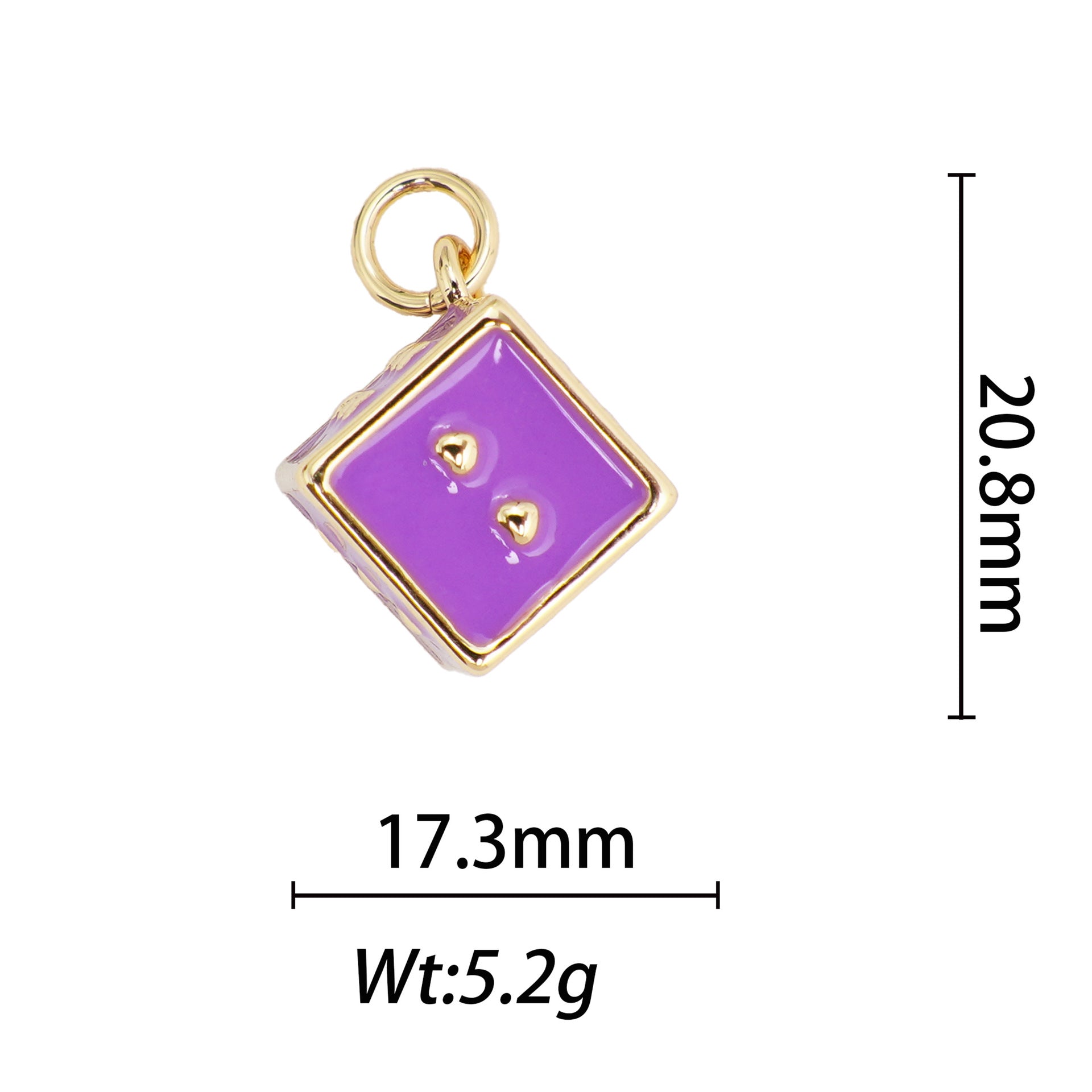 Wholesale 10pcs 18k pure gold copper plating ladies necklace pendant