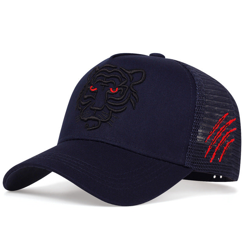 Wholesale Animal Year Hat High Top Tiger Head Embroidered Baseball Cap ACC-HT-KuBang001