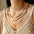 Wholesale beautiful 3-piece Bohemian style beaded necklace