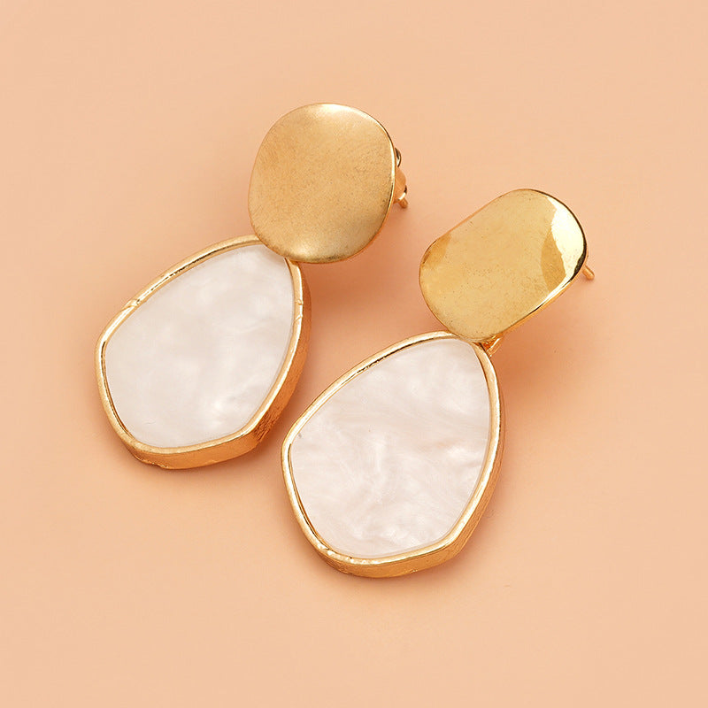Wholesale Geometric Heart Acrylic Earrings - Stylish Fashion Accessory for Everyday Wear or Gift