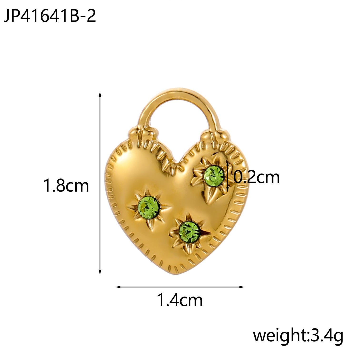 Wholesale Stainless steel retro geometric love flower peach heart pendant