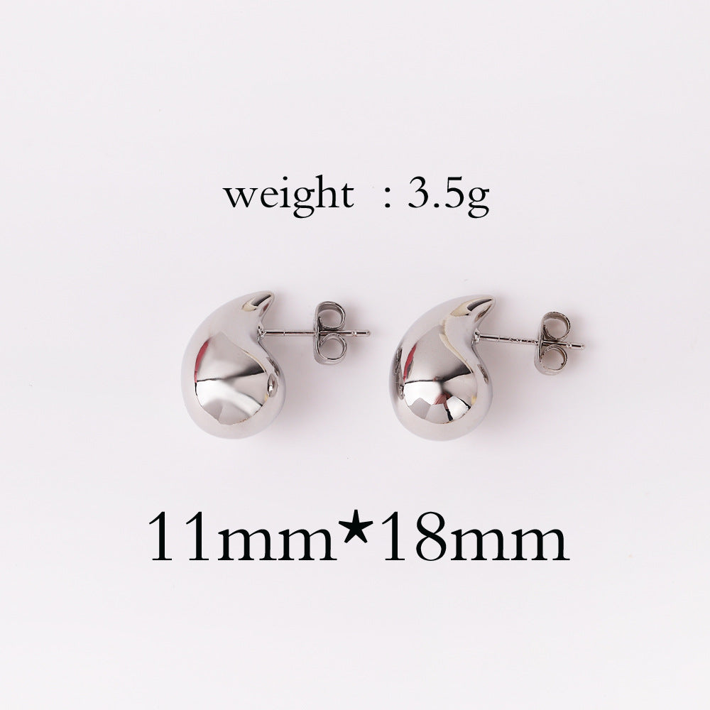 Wholesale Melon Seeds Water Drop Pepper Earrings Ear Studs ACC-ES-Ruib001