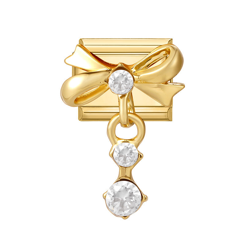 Wholesale 9mm Italian Charm Starter Bracelets DIY Pendant Style Stainless Steel Composable Bracelet