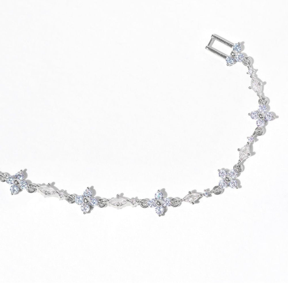 Wholesale Love Zircon Butterfly Festival Valentine's Day Bracelet