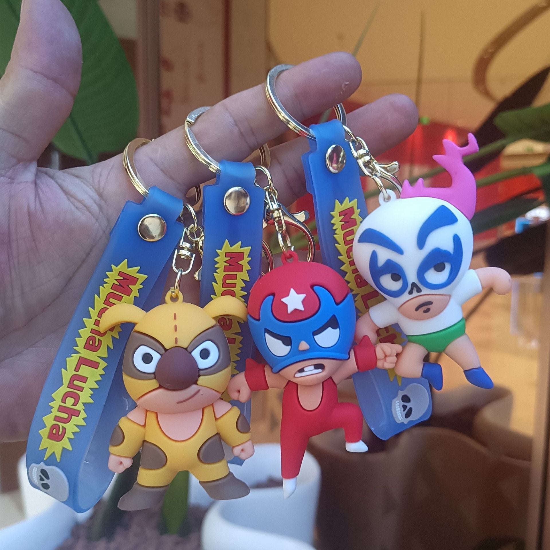Wholesale cartoon PVC keychains from AccsWholesale