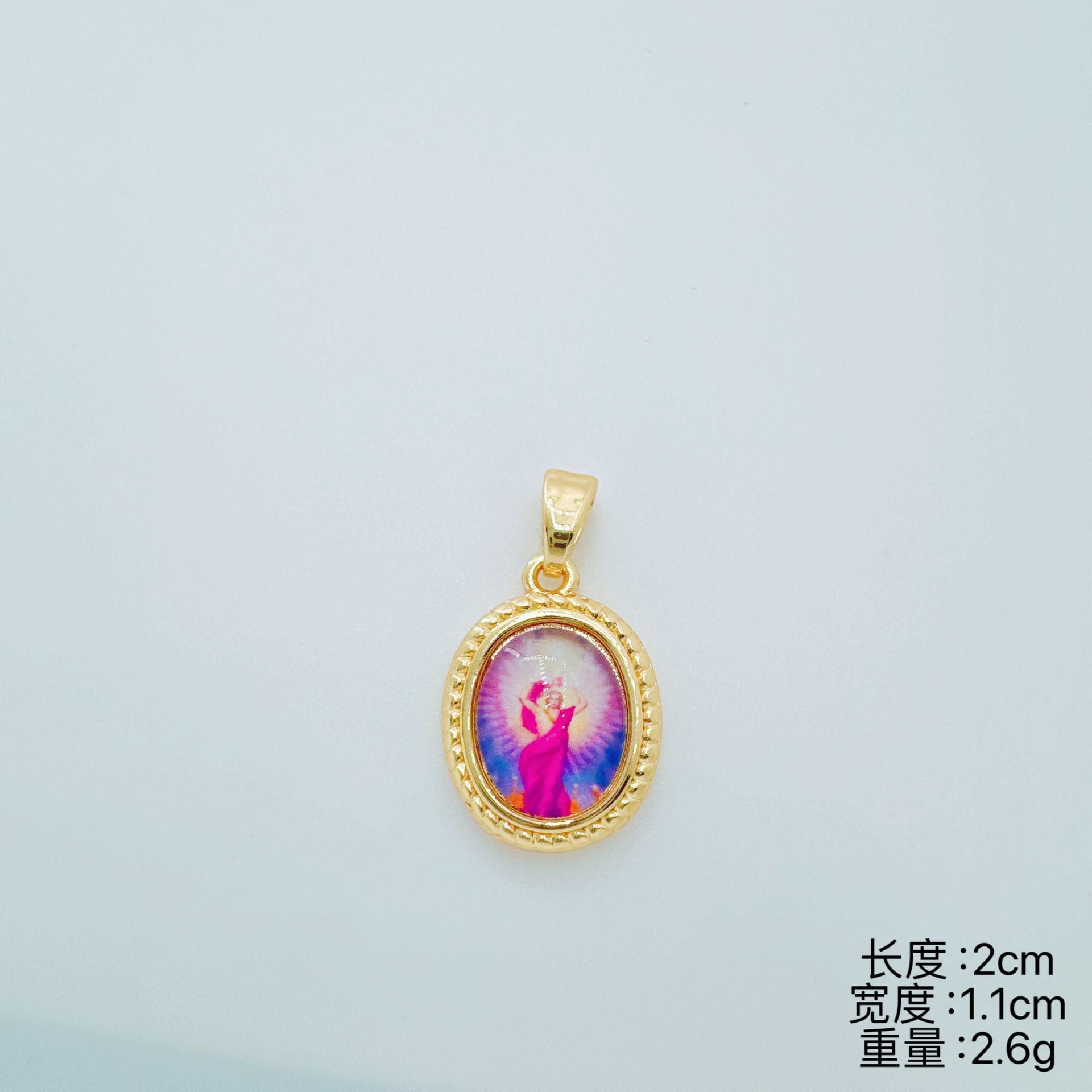 Wholesale Gold-Plated Copper Figure Pendant Necklace,  Trendy Gift Jewelry Accessory for Women
