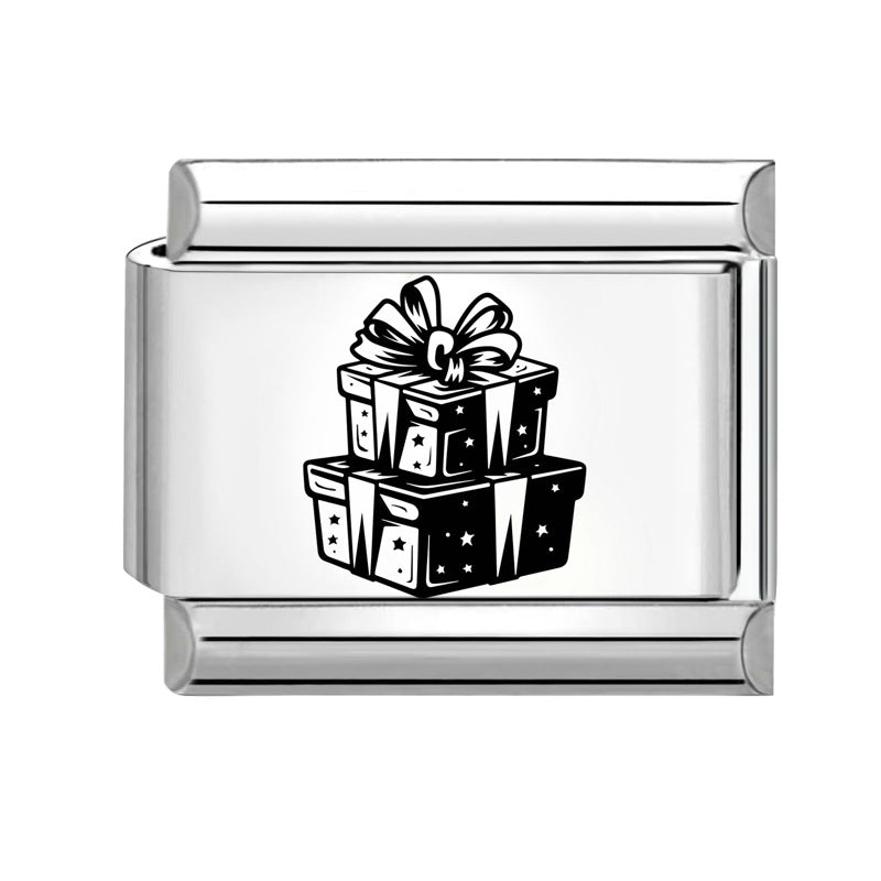 Wholesale 9mm Italian Charm Starter Bracelets DIY Christmas Stainless Steel Composable Bracelet