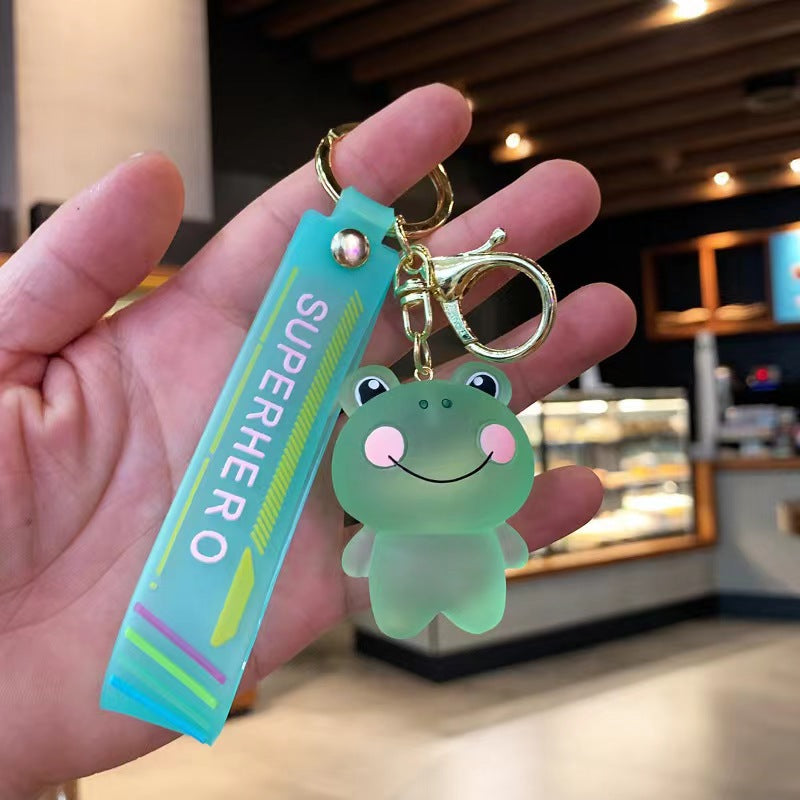 Wholesale Crystal Series Blush Animal Keychain